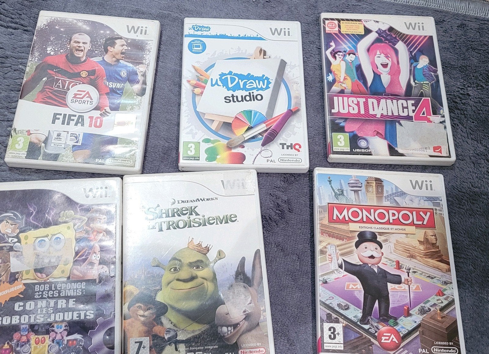 lot de 6 jeux Nintendo wii, Consoles de jeu & Jeux vidéo, Enlèvement