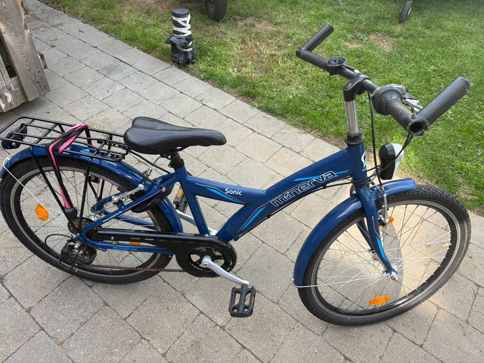Vélo Sonic Minerva - bleu, Enlèvement, Comme neuf, 24 pouces