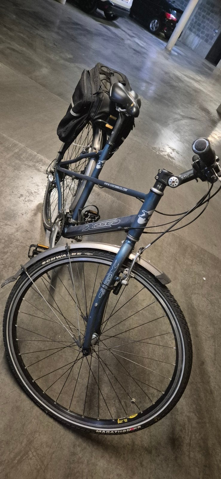 damesfiets Xesco hybride frame lady, Ophalen