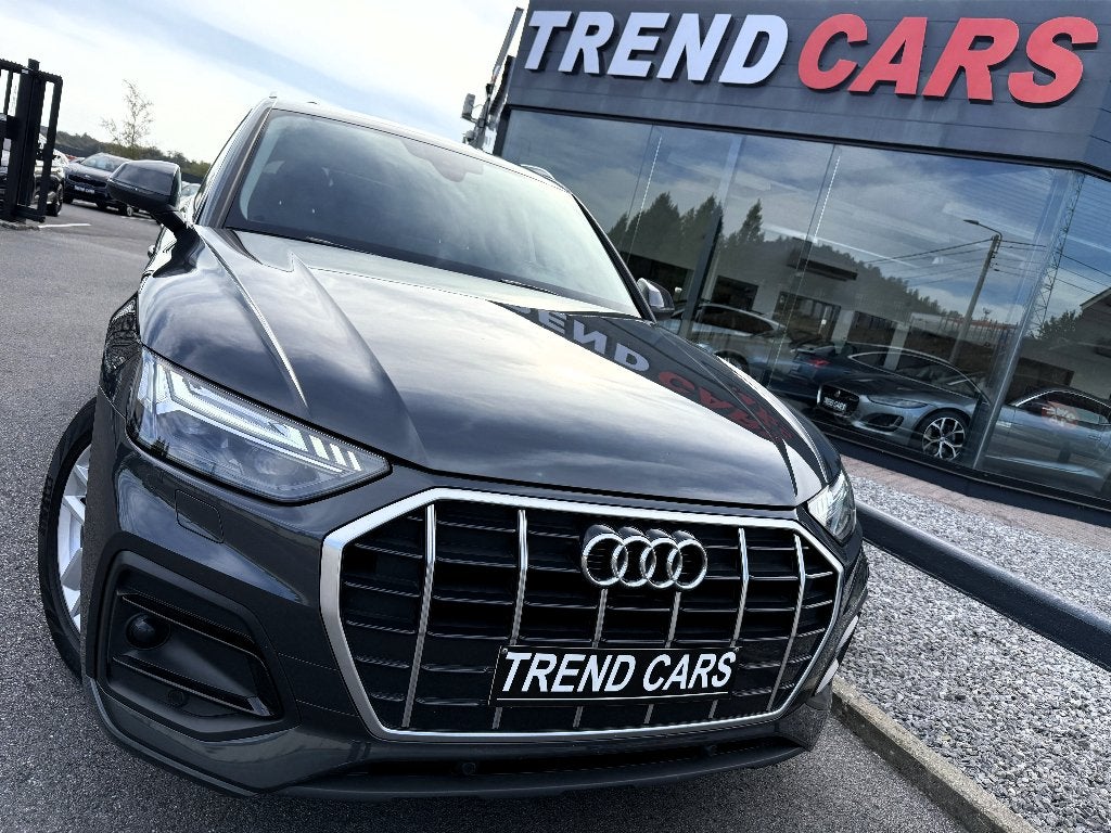 AUDI Q5 35TDi Quattro COUPE AUT.SPORT PANO CAM MATRIX CARPL., Cuir, Argent ou Gris, Achat, Euro 6