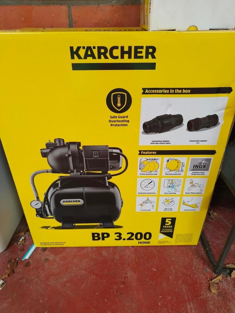 kärcher BP 3.200 home + filter aangeboden, Tuin en Terras, Waterpompen, Nieuw, Elektrisch, Hydrofoorpomp, Ophalen
