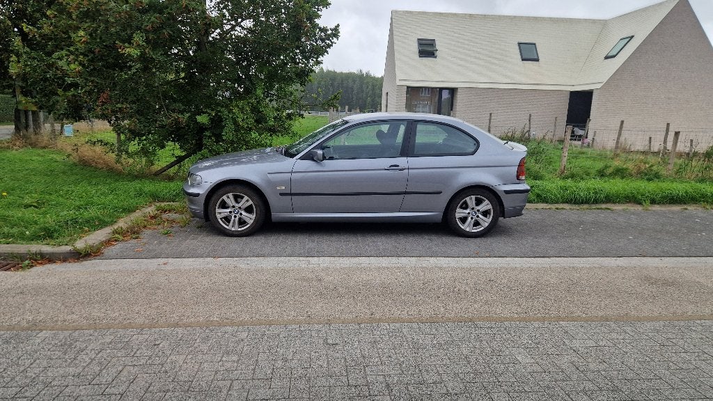 Bmw e46, Auto's, Zwart, 4 cilinders, Particulier, Euro 4
