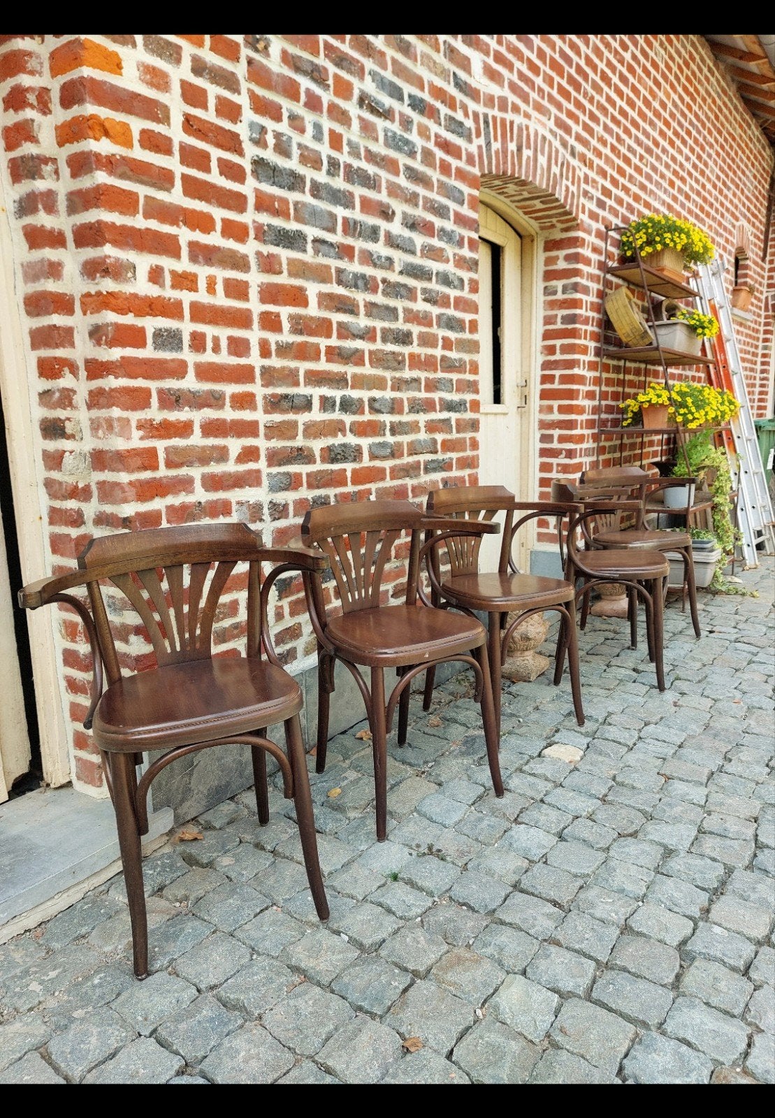Set bistro stoelen, Ophalen