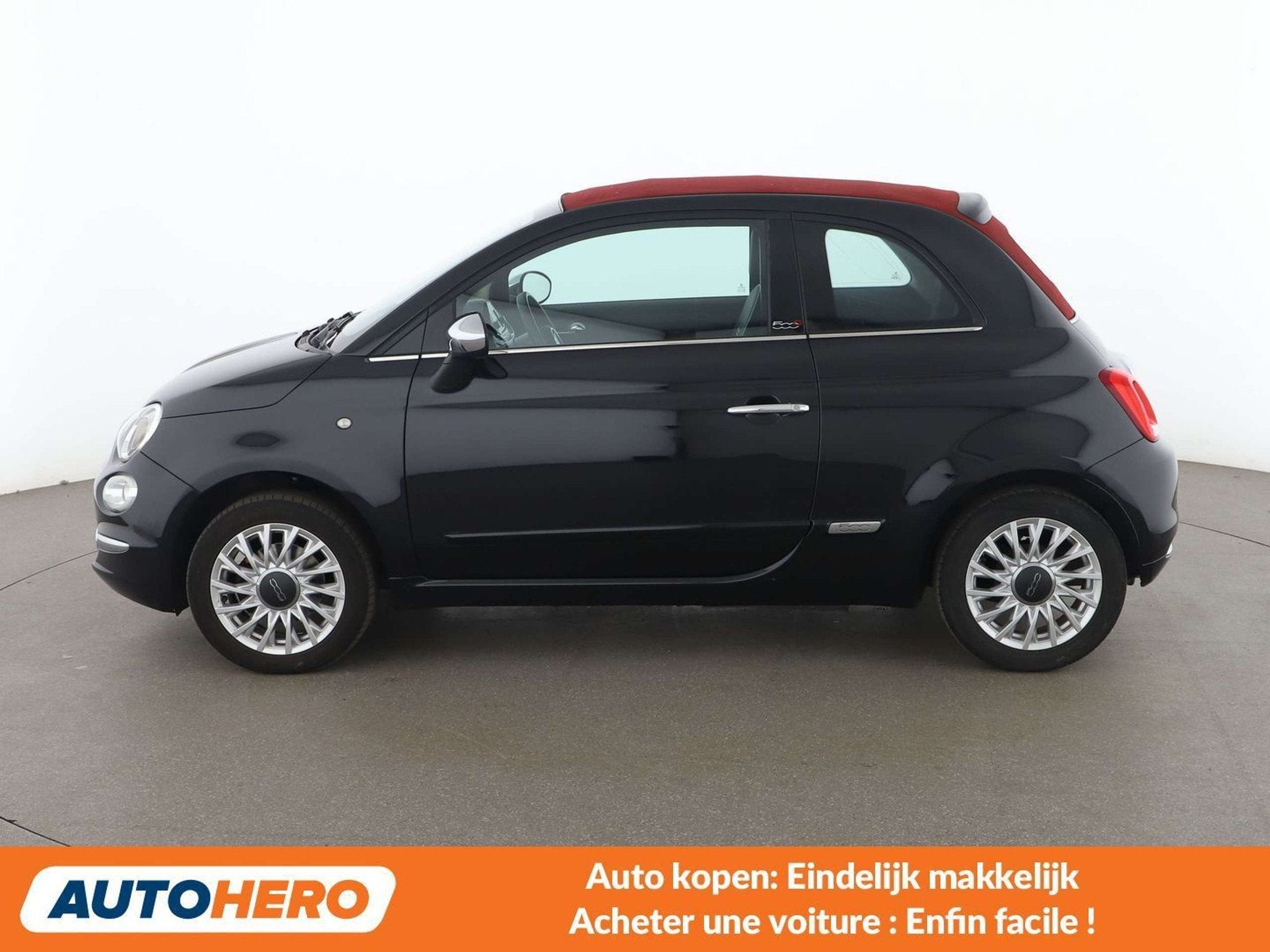 Fiat 500C 1.2 Lounge (bj 2016), Auto's, Voorwielaandrijving, 4 zetels, Gebruikt, 1242 cc