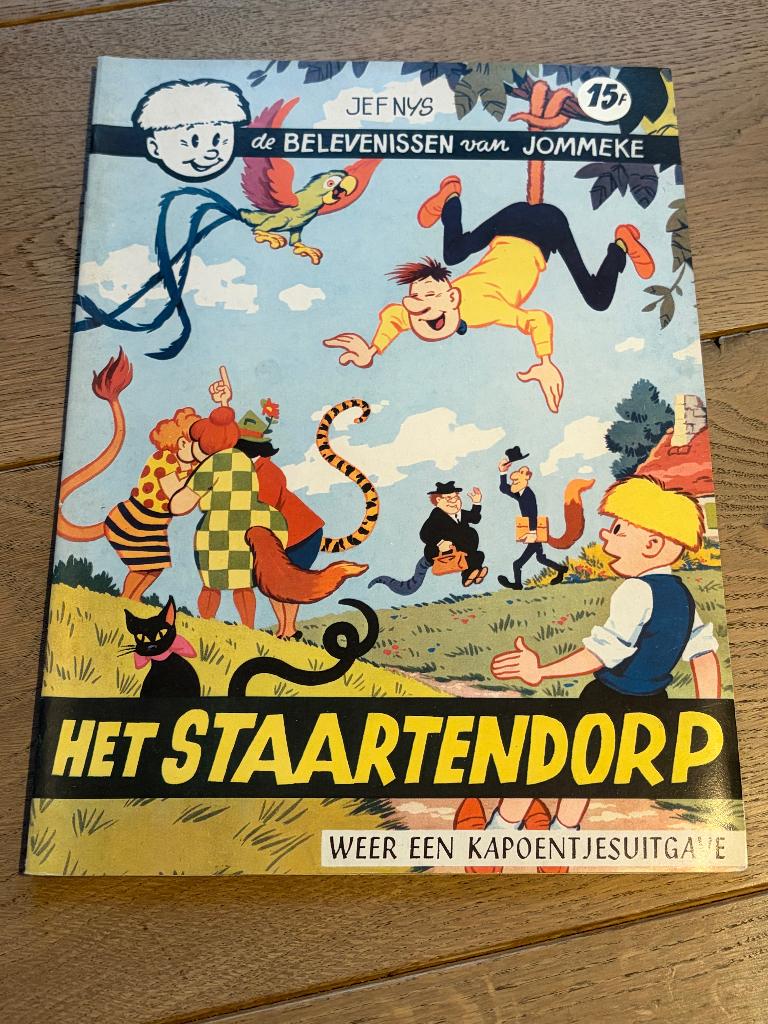 Jommeke - 15 - Het staartendorp, Eén stripboek, Ophalen of Verzenden, Gelezen, Jef Nys.