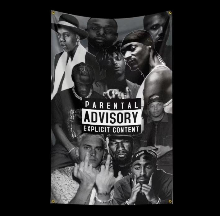 Grote vlaggen 2pac / Tupac Shakur (150x90cm), Ophalen of Verzenden, Nieuw