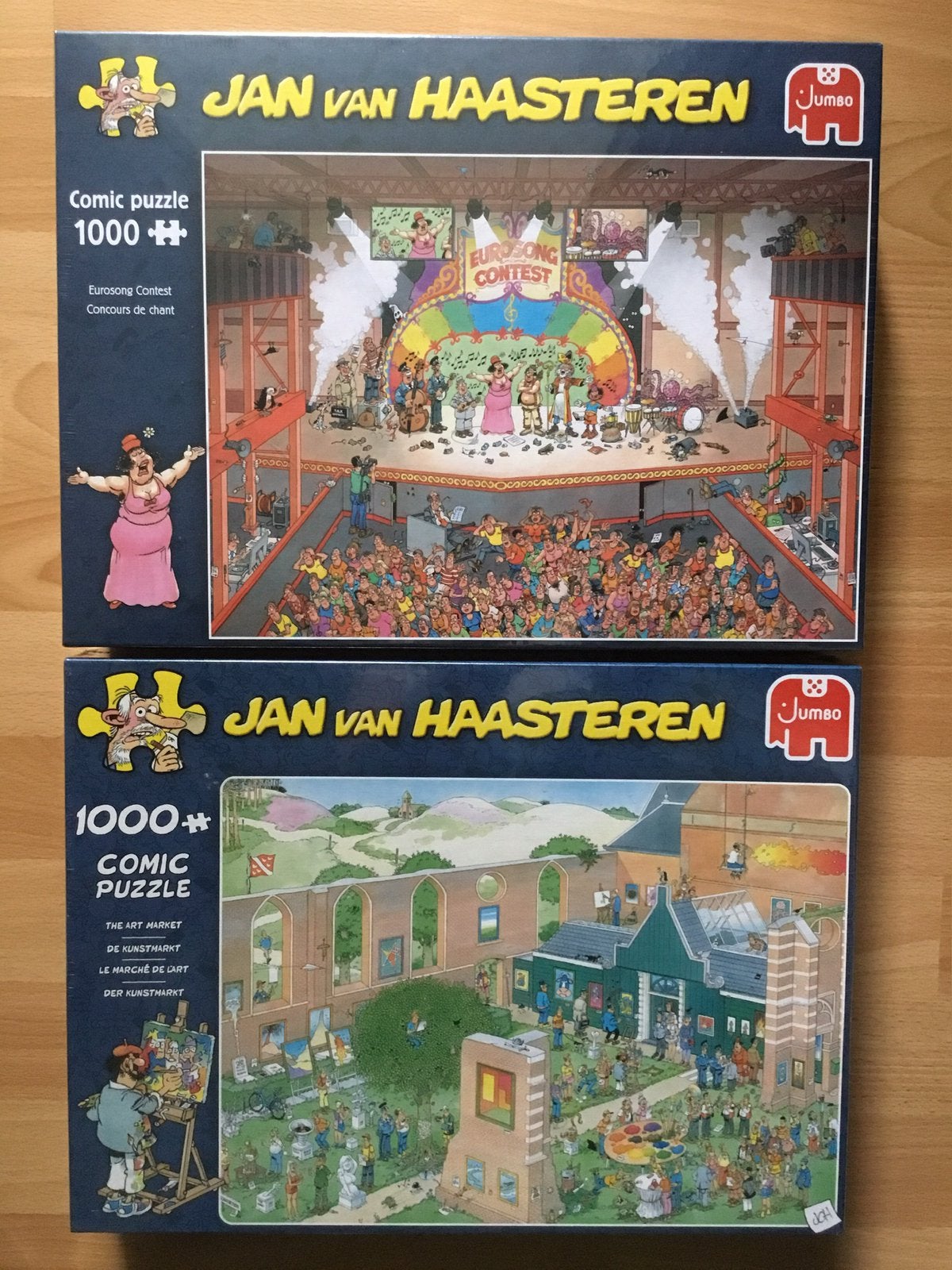 puzzels Jan Van Haasteren 1000st - nieuw, Ophalen of Verzenden, 500 t/m 1500 stukjes, Nieuw, Legpuzzel