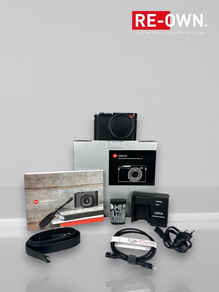 Leica Q3 "28mm" 19080 + veel extra's (handgrip, duimgrip), Compact, 60 Megapixel, Ophalen of Verzenden, Zo goed als nieuw
