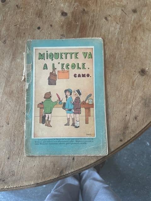 Miquette va a l'ecole librairie Plon Paris 1924, Ophalen of Verzenden, Camo