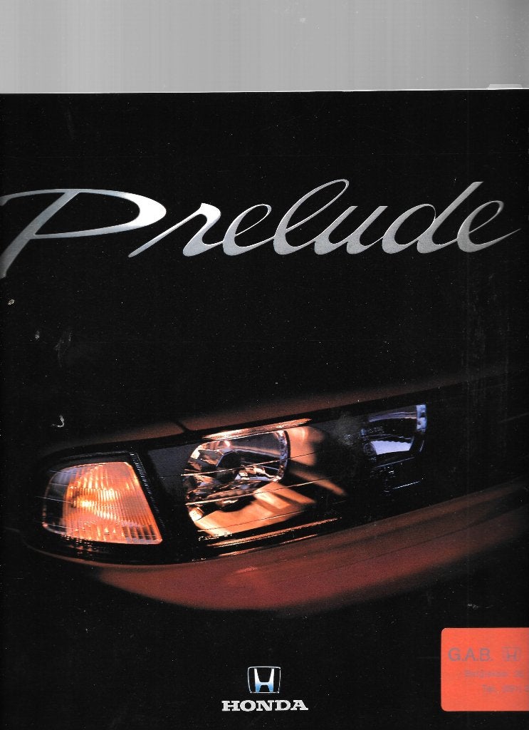 HONDA PRELUDE,  1993, Livres, Enlèvement ou Envoi, Comme neuf, Honda
