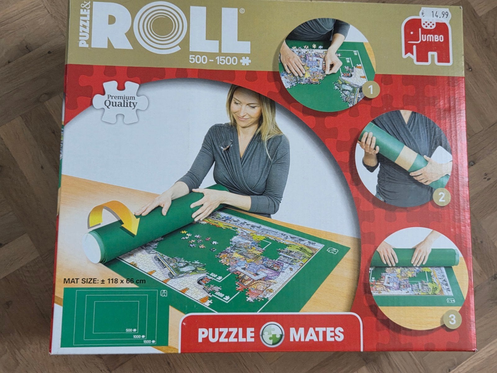 Puzzelmat, tot 1500 stuks, Ophalen