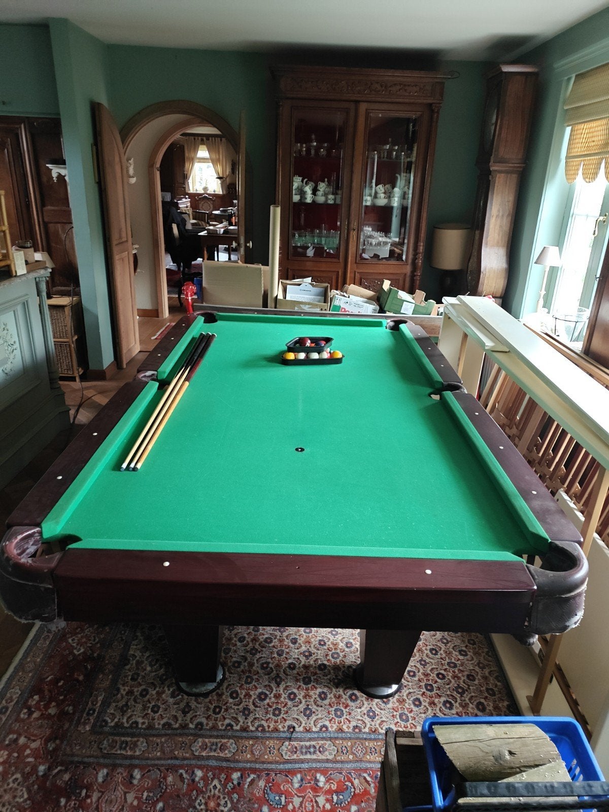 pool tafel, Enlèvement, Utilisé