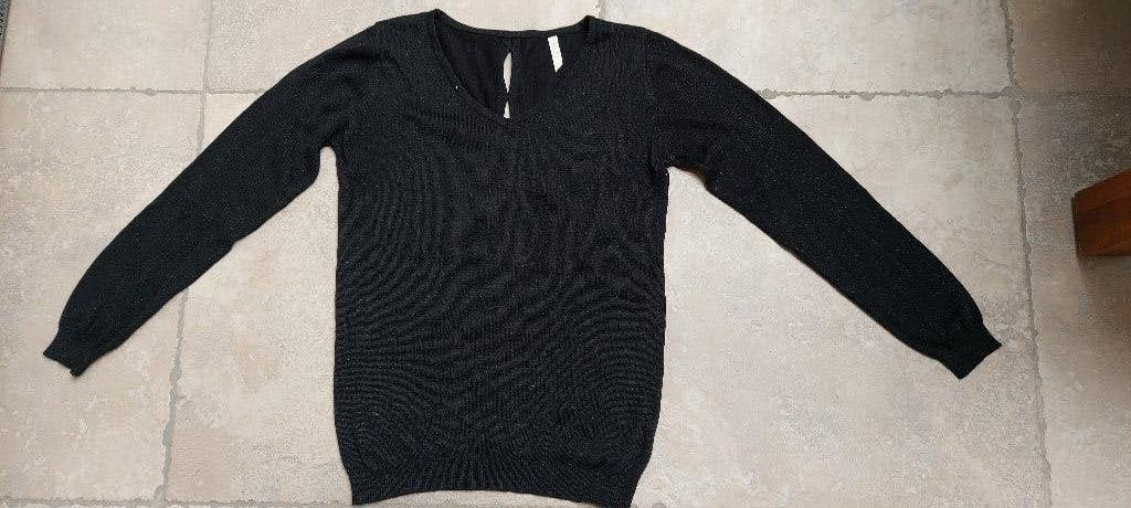 Nieuwe glitter zwarte trui mt large, Kleding | Dames, Truien en Vesten, Lola & Liza, Zwart, Maat 42/44 (L), Nieuw