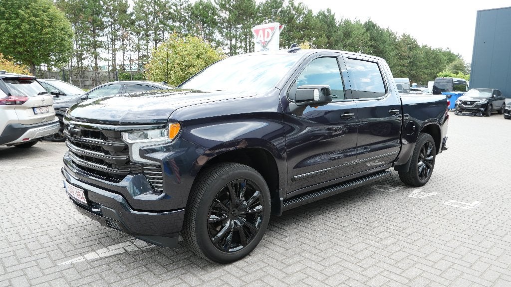 Chevrolet Silverado 6.2 High Country pick up, Auto's, Automaat, 4 deurs, 5 zetels, Grijs