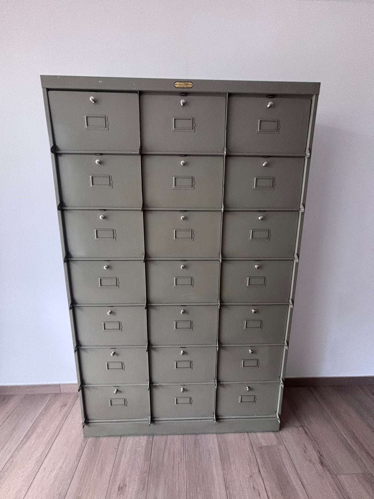 Vintage industriele ladekast C Lechat, Ophalen, Zo goed als nieuw, Vintage