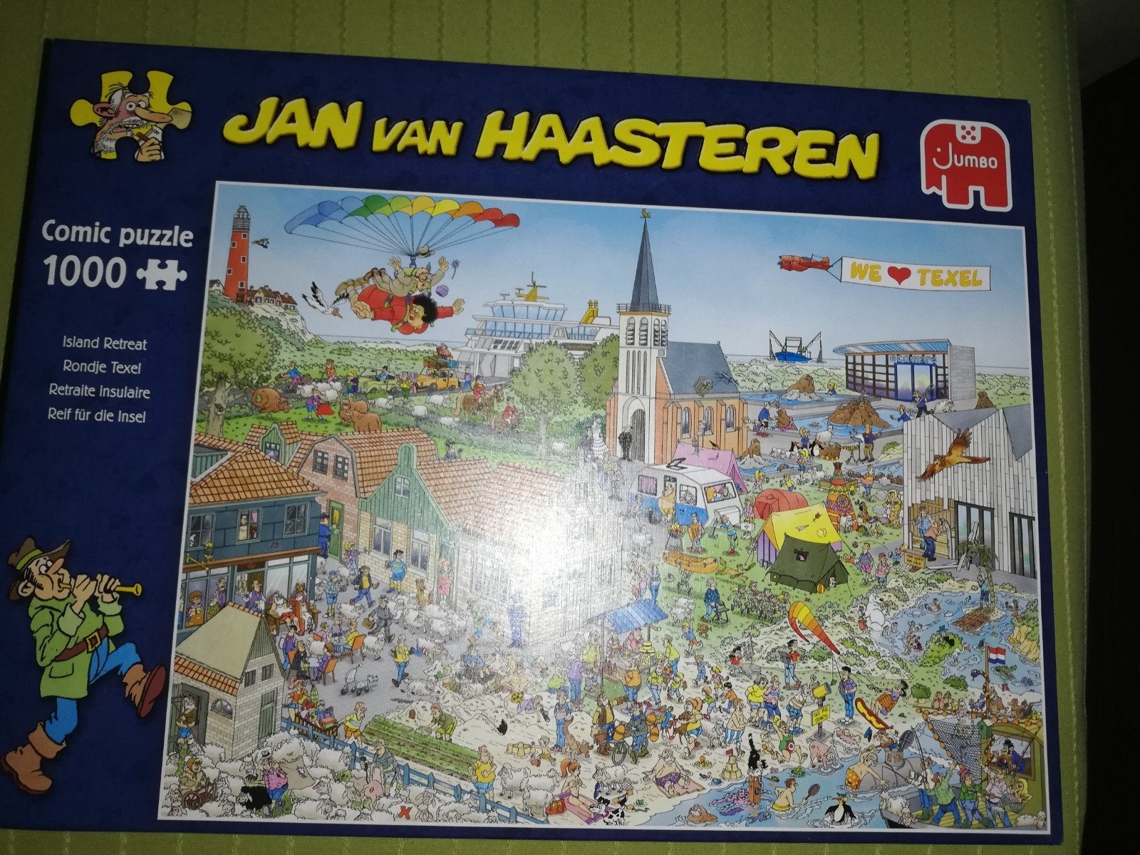 Jan van haasteren puzzels, Ophalen