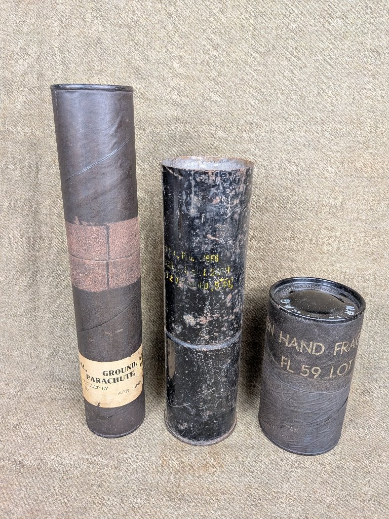 Signal ground parachute + proximity fuze tube US WW2, Enlèvement ou Envoi