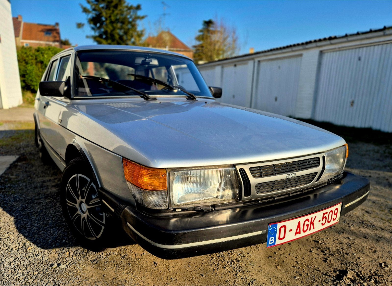 SCHITTERENDE OLDTIMER SAAB 900 GLI UIT 1984, Auto's, Zilver of Grijs, Saab, Voorwielaandrijving, Automaat