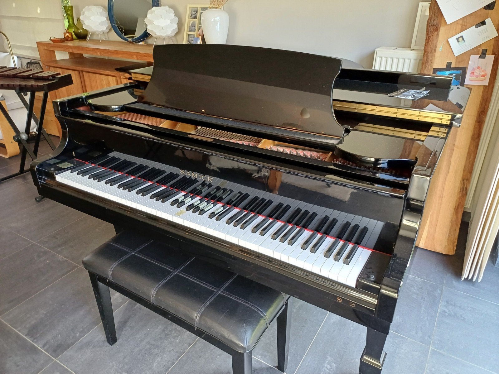 Samick SG-185 Vleugelpiano (185 cm) te koop.  € 5.450, Musique & Instruments, Enlèvement