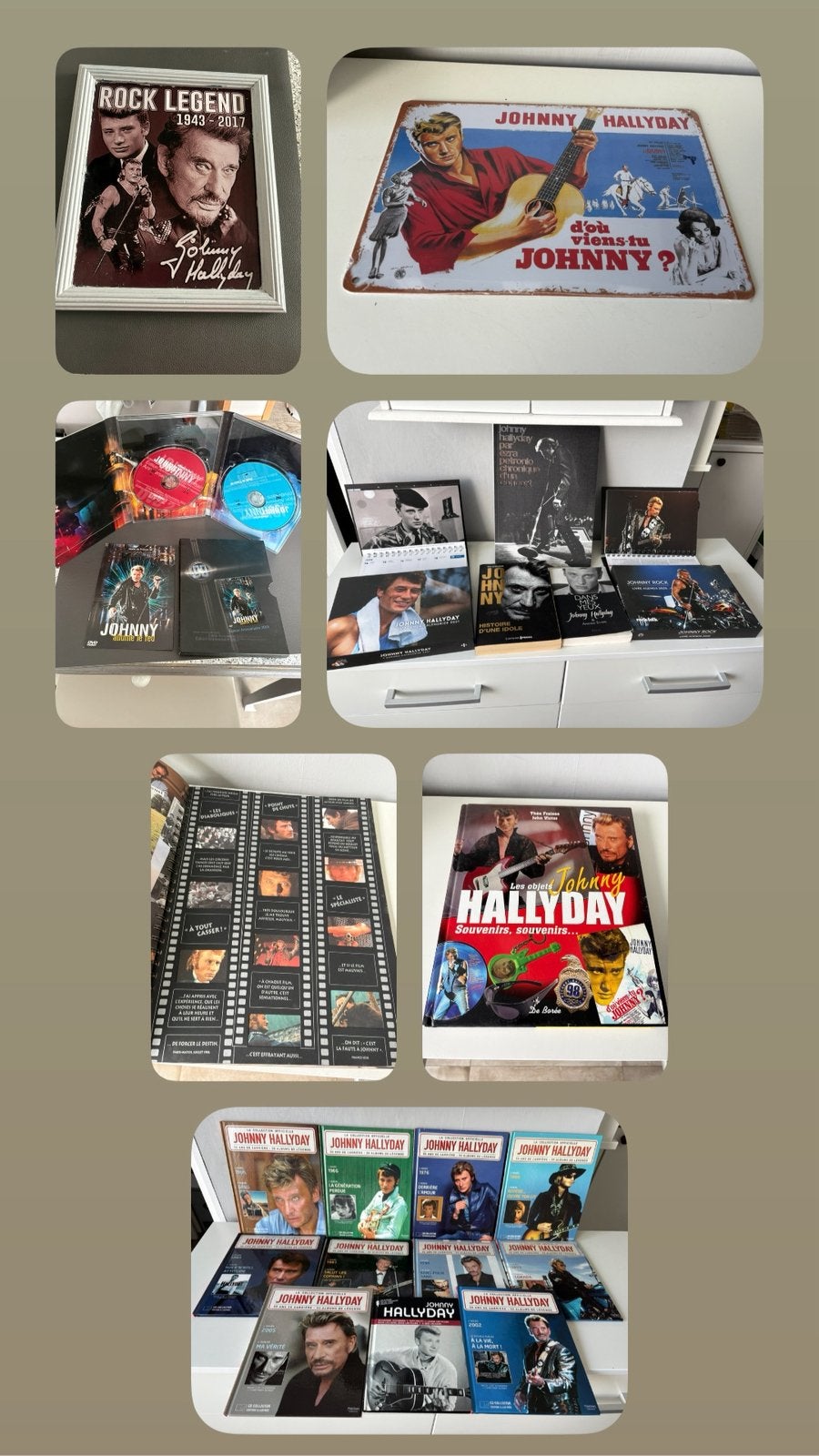 CD, DVD, livres, décorations JOHNNY HALLYDAY, CD & DVD, Enlèvement ou Envoi, Comme neuf