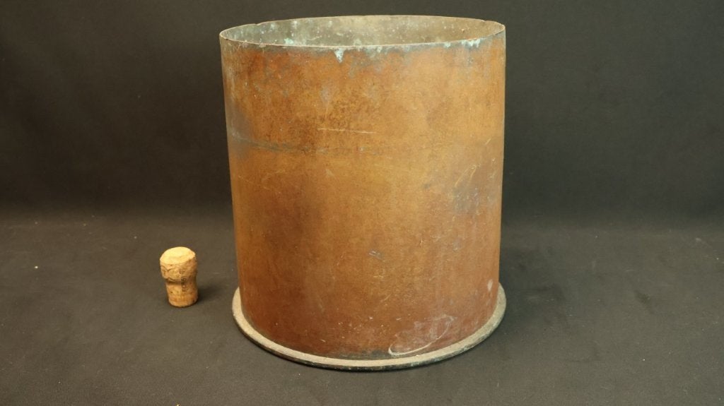 WO1 Duitse 21cm Mörser huls LEEG, Verzamelen, Ophalen of Verzenden