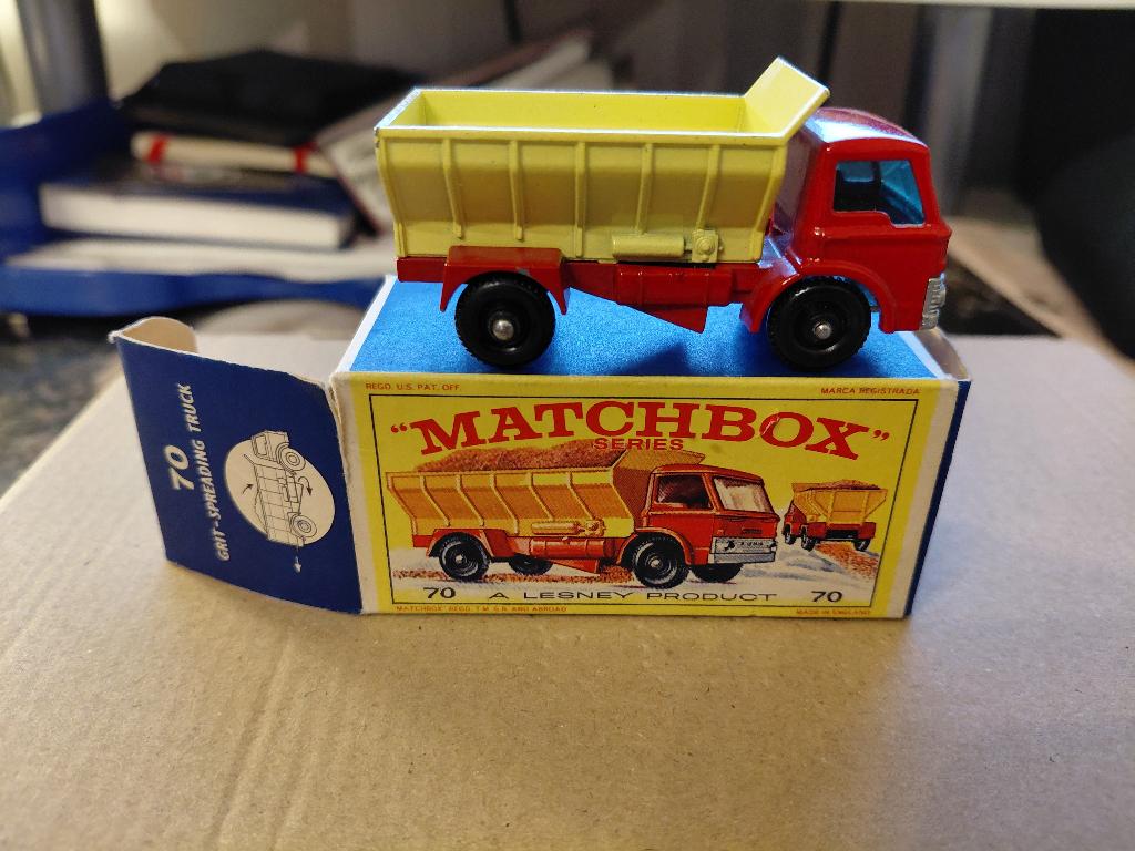 Boîte Matchbox 70b Ford Gritter Type « D », Enlèvement ou Envoi, Comme neuf, Bus ou Camion