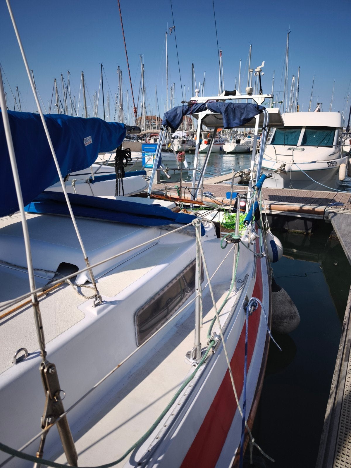 Seaskip zeilboot, Watersport en Boten, Kajuitzeilboten en Zeiljachten, Ophalen, Gebruikt, Binnenboordmotor, 1.80 meter