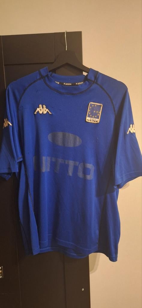 KRC Genk 2001-2002 Home Blue Kappa XL, Sport en Fitness, Voetbal, Maat L, Ophalen of Verzenden, Shirt
