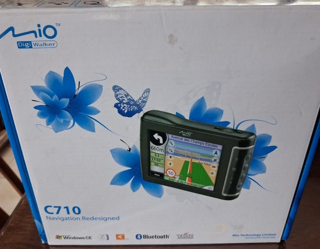 Mio 710 GPS, Ophalen, Gebruikt