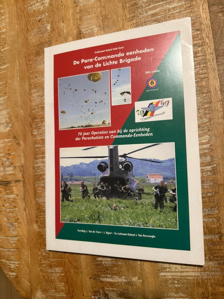 De Para-Commando eenheden van de lichte brigade - 70 jaar .., Ophalen of Verzenden, Zo goed als nieuw, 1945 tot heden, Luchtmacht