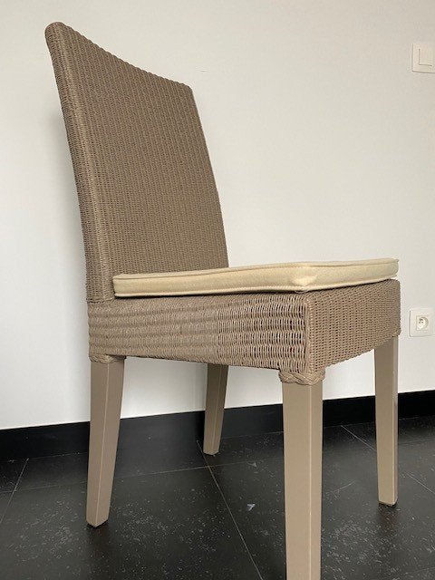 8 Loom stoelen, Huis en Inrichting, Ophalen, Overige kleuren, Zo goed als nieuw, Metaal