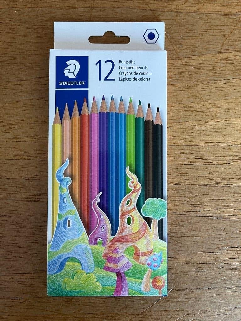12 kleurpotloden Staedler, Ophalen of Verzenden, Nieuw, Potlood of Stift