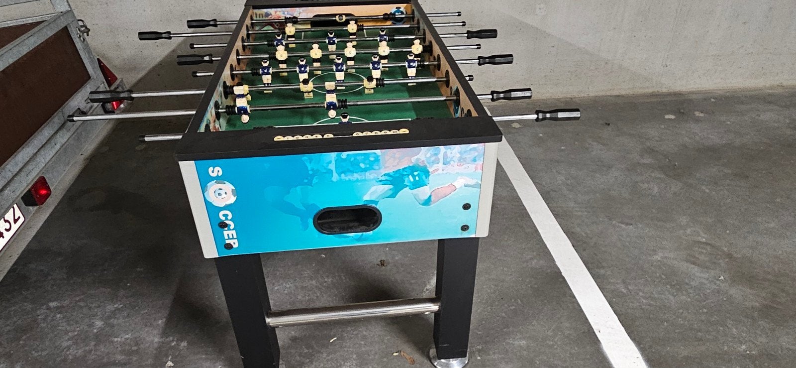 Voetbaltafel, Ophalen, Gebruikt