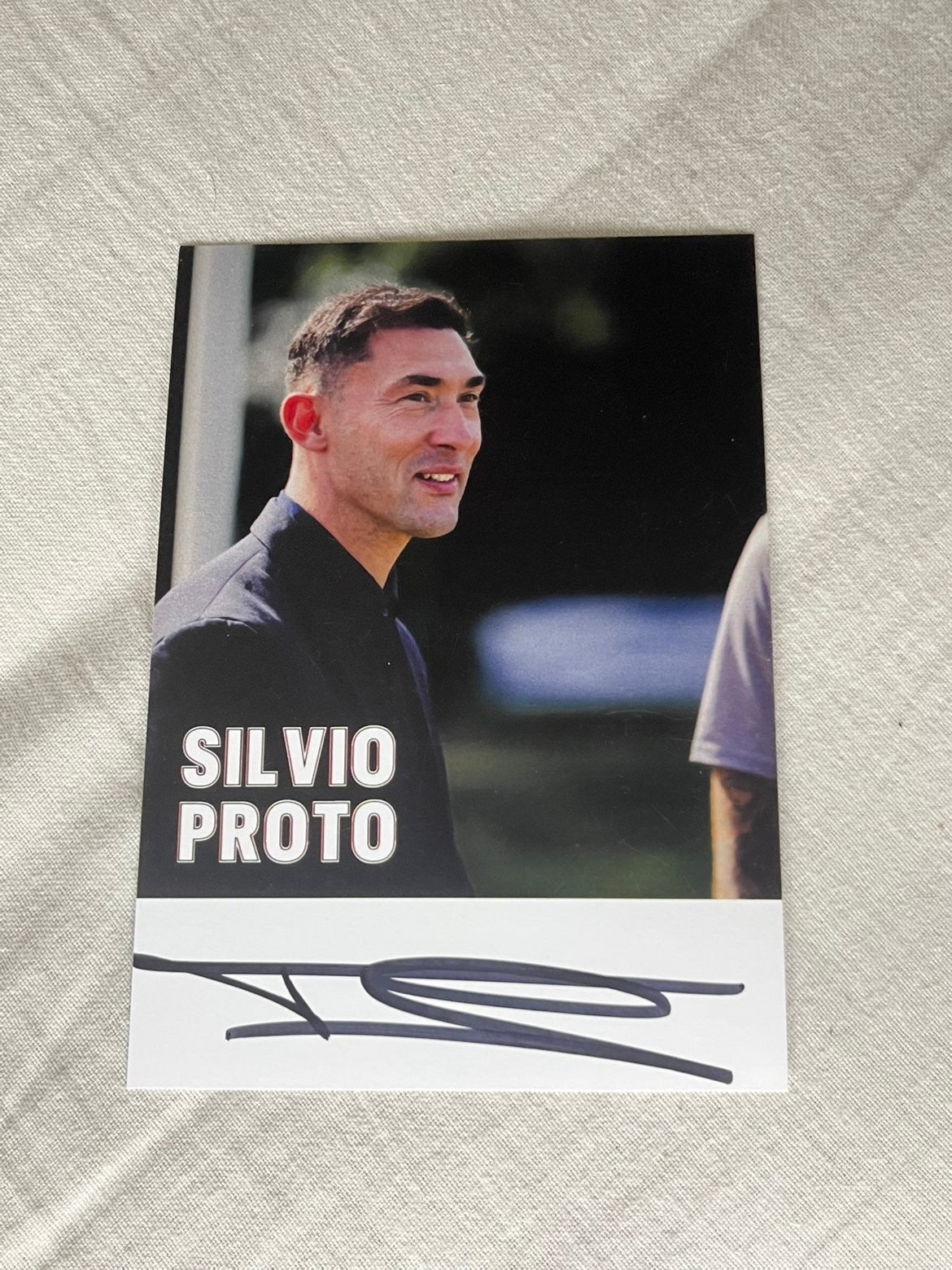Silvio Proto Handtekening, Verzamelen, Ophalen of Verzenden, Nieuw, Spelerskaart