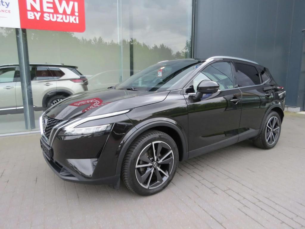 Nissan QASHQAI Tekna 1.3 Mild hybrid (bj 2022), Auto's, Nissan, Gebruikt, Euro 6, 4 cilinders, Zwart