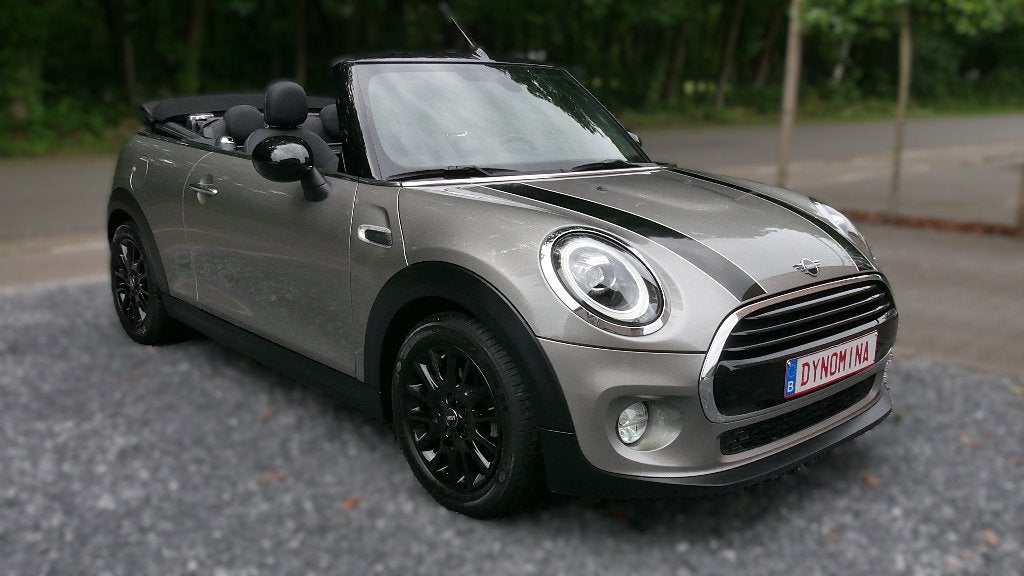 MINI COOPER CABRIO 1.5A 136PK AUTOM. 2019 35DKM 12M GARANTIE, Auto's, Mini, Stof, Euro 6, 3 cilinders, Zilver of Grijs
