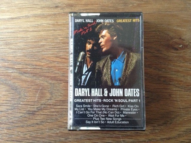 muziekcassette daryl hall & john oates, Cd's en Dvd's, Ophalen of Verzenden, Rock en Metal, 1 bandje, Origineel