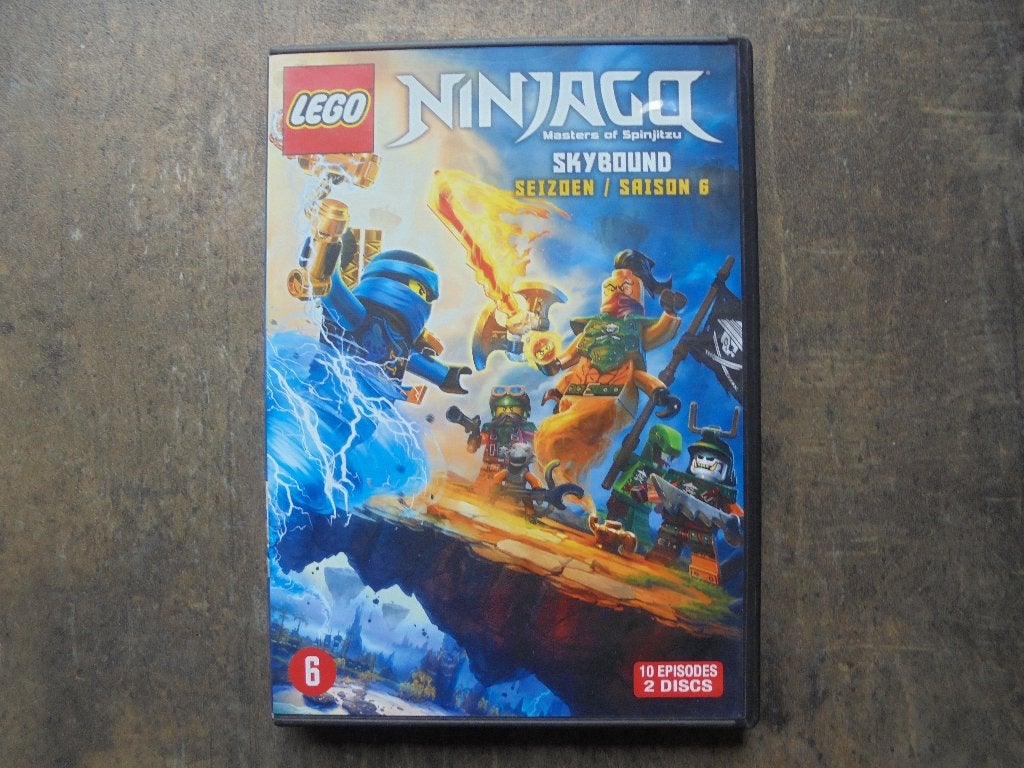 Lego DVD Ninjago Masters Of Spinjitzu 6 (zie foto's), Gebruikt, Tekenfilm, Overige soorten, Ophalen of Verzenden