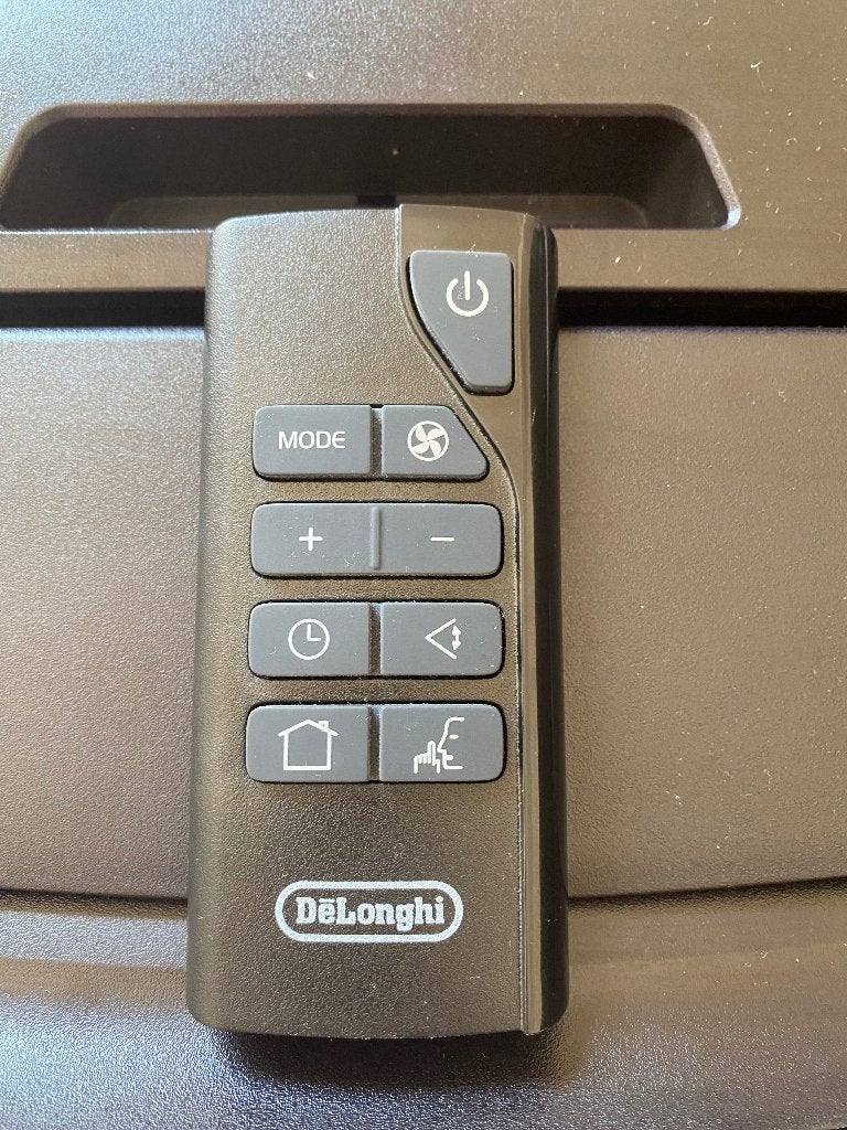Mobiele airco 11.500 BTU Delonghi, Ophalen, Energieklasse A of zuiniger, 3 snelheden of meer, Zo goed als nieuw