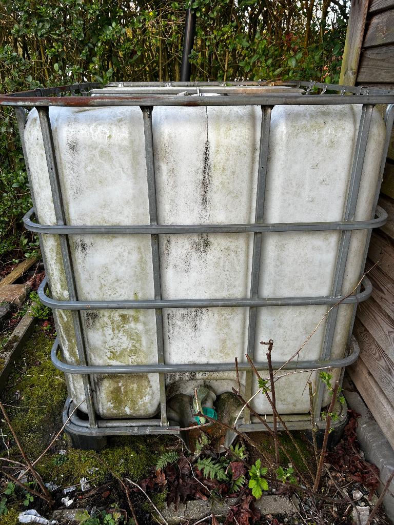 Water tank 1000L, Ophalen, Gebruikt