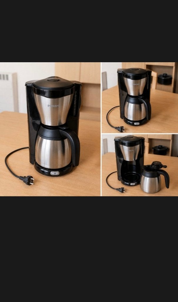 Philips koffiezetapparaat met thermoskan — Café Gaia, Electroménager, Enlèvement, Utilisé