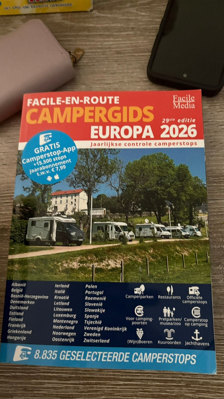 Campergids europa 2026, Ophalen, Zo goed als nieuw, Europa