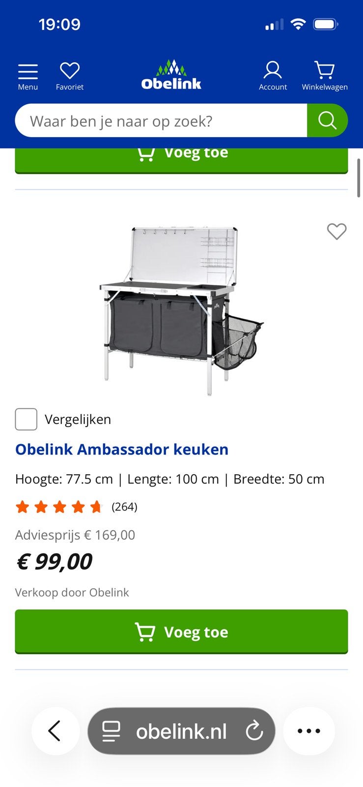 Cuisine de camping, Enlèvement