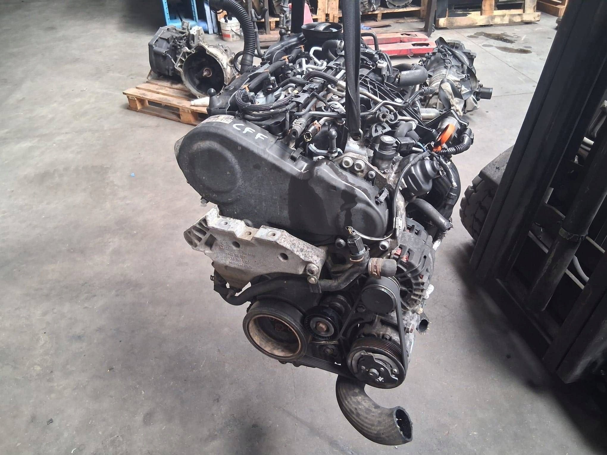 Moteur CFFD Complet TIGUAN Q3 VW SHARAN SEAT CC BEETLE, Envoi, Utilisé, Daihatsu