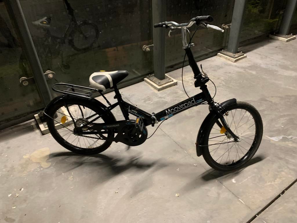 Plooifiets in goede staat, Fietsen en Brommers, Ophalen, Gebruikt, Velgrem, Totaal opvouwbaar