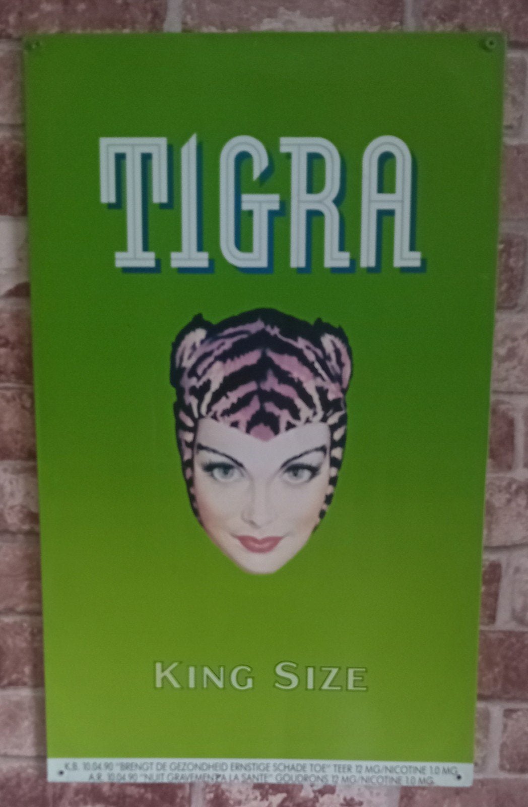 Panneau publicitaire Tigra, Livres, Enlèvement ou Envoi