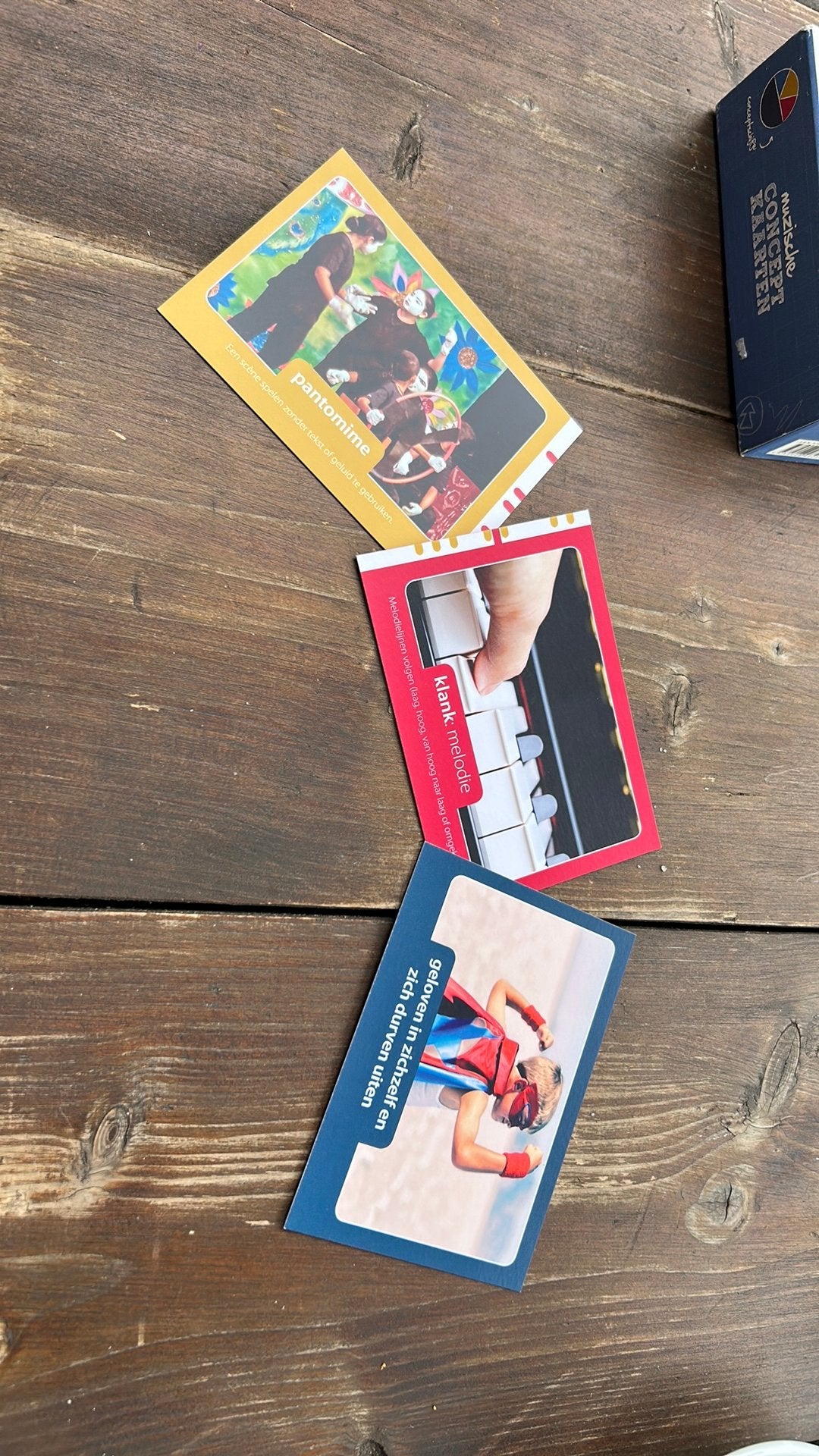 Muzische conceptkaarten, Boeken, Ophalen of Verzenden, Gelezen, Overige vakken