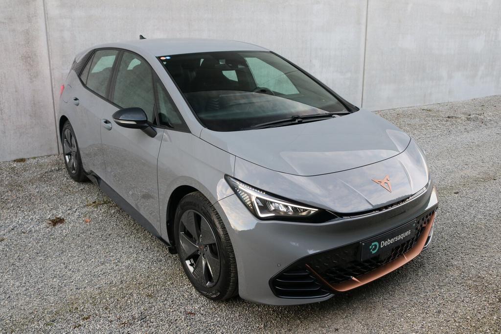 Cupra Born 58 kWh WARMTEPOMP KEYLESS NAVI ACC 3jaar Garantie, Autos, 0 kg, Argent ou Gris, Commande vocale, 0 kg