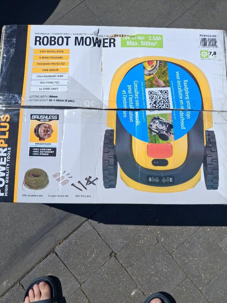 robotmaaier, Enlèvement, Comme neuf