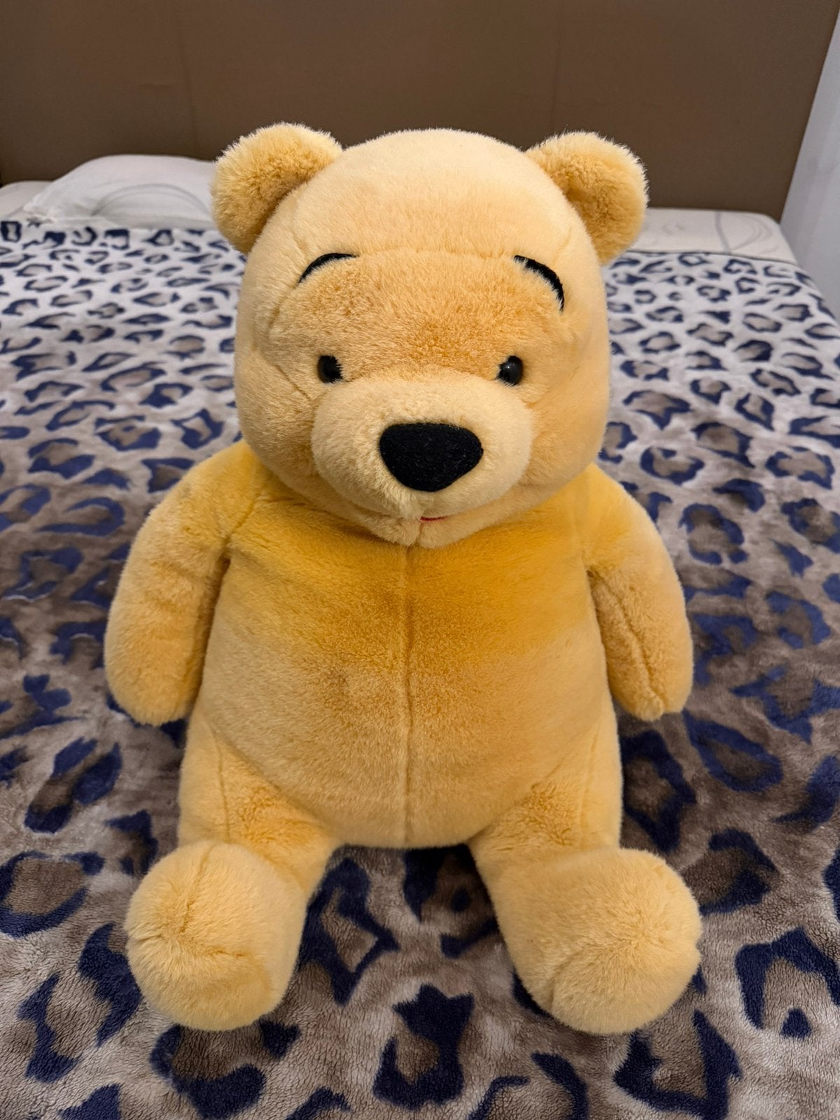 Grote pluche Winnie de Poeh knuffel (Disney), Disney, Ophalen, Zo goed als nieuw